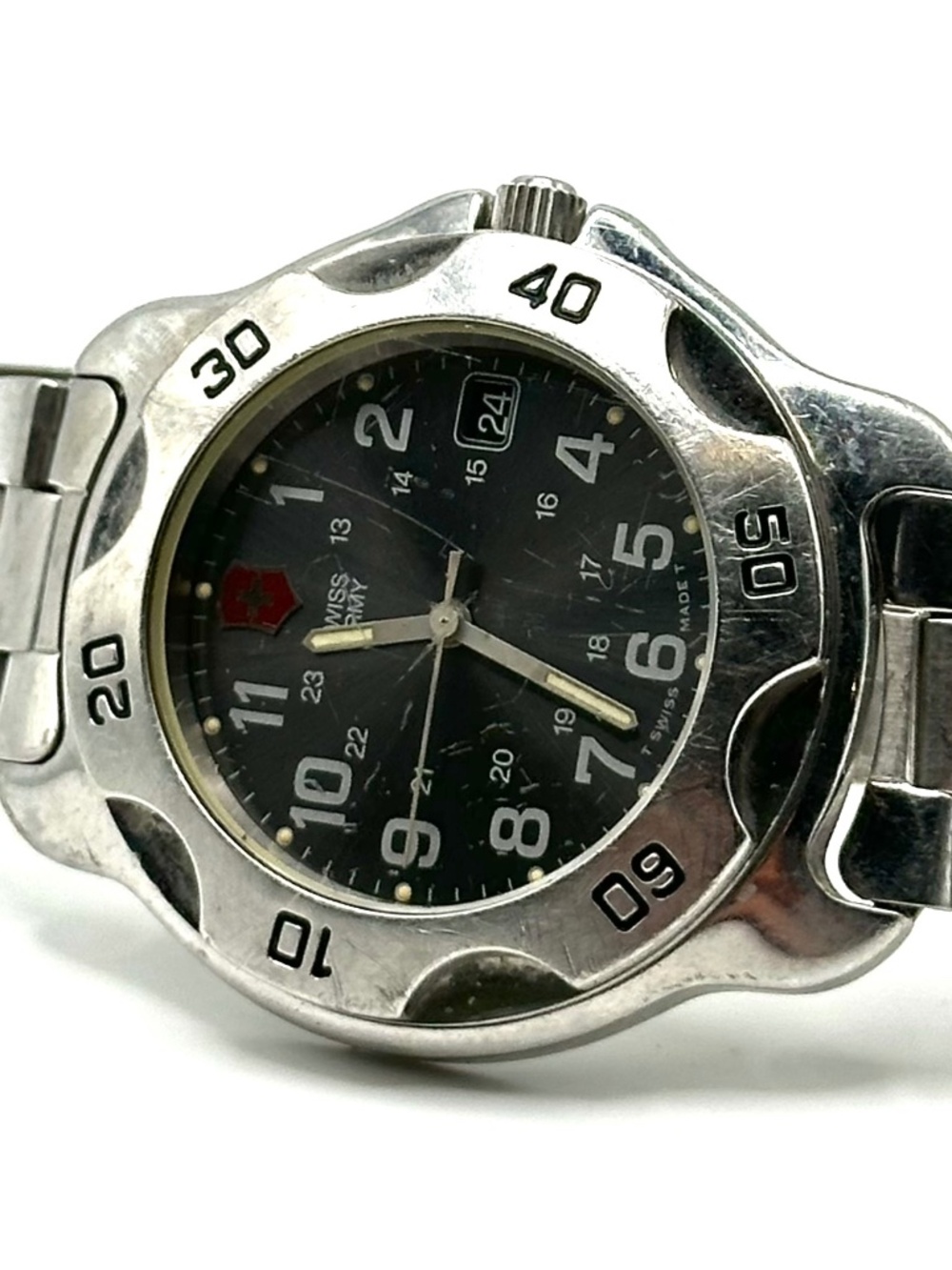 Mens 1990 Swiss army watch